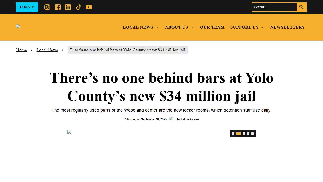 Woodland jail has no inmates behind bars years after opening